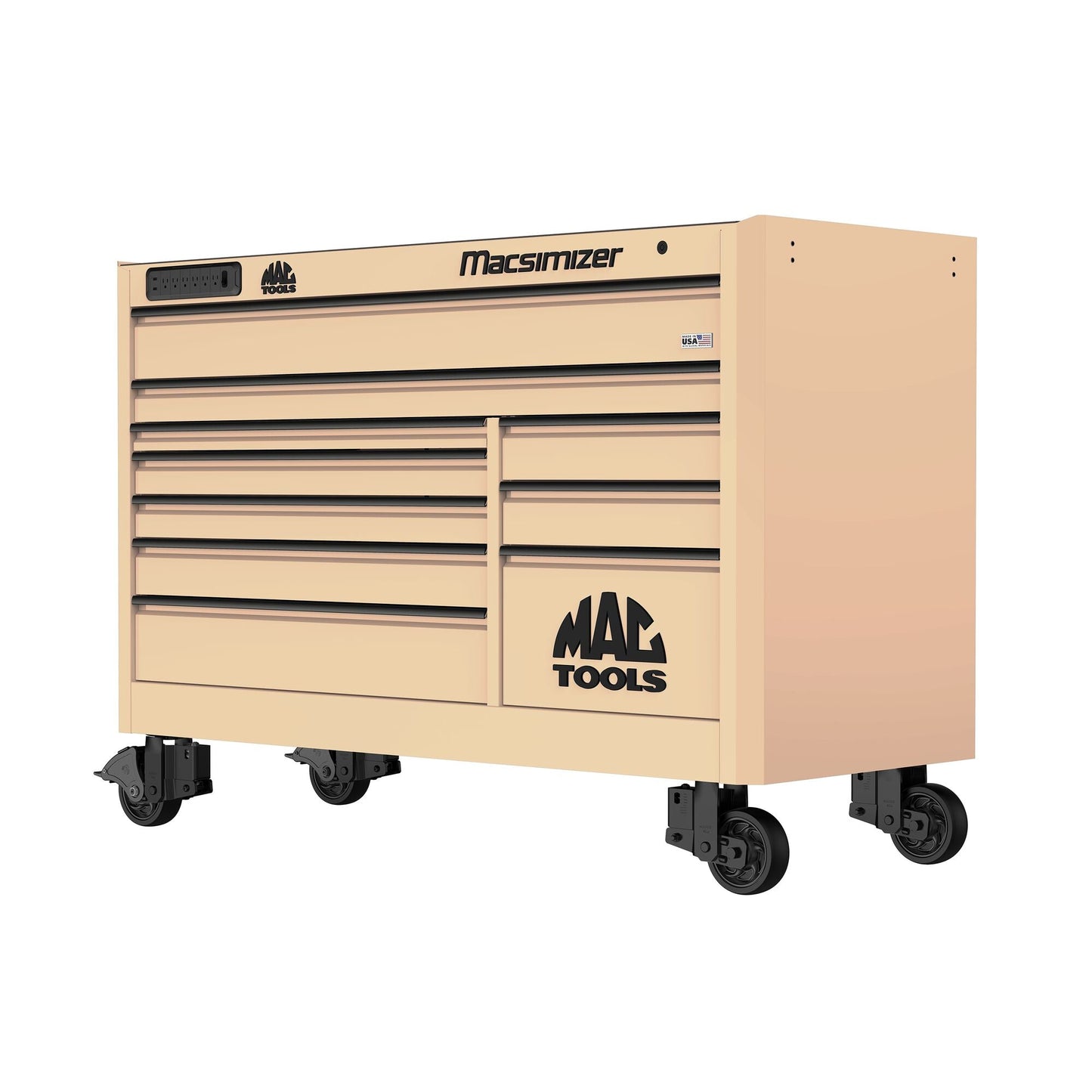 Macsimizer® 10-Drawer Workstation - Desert Tan