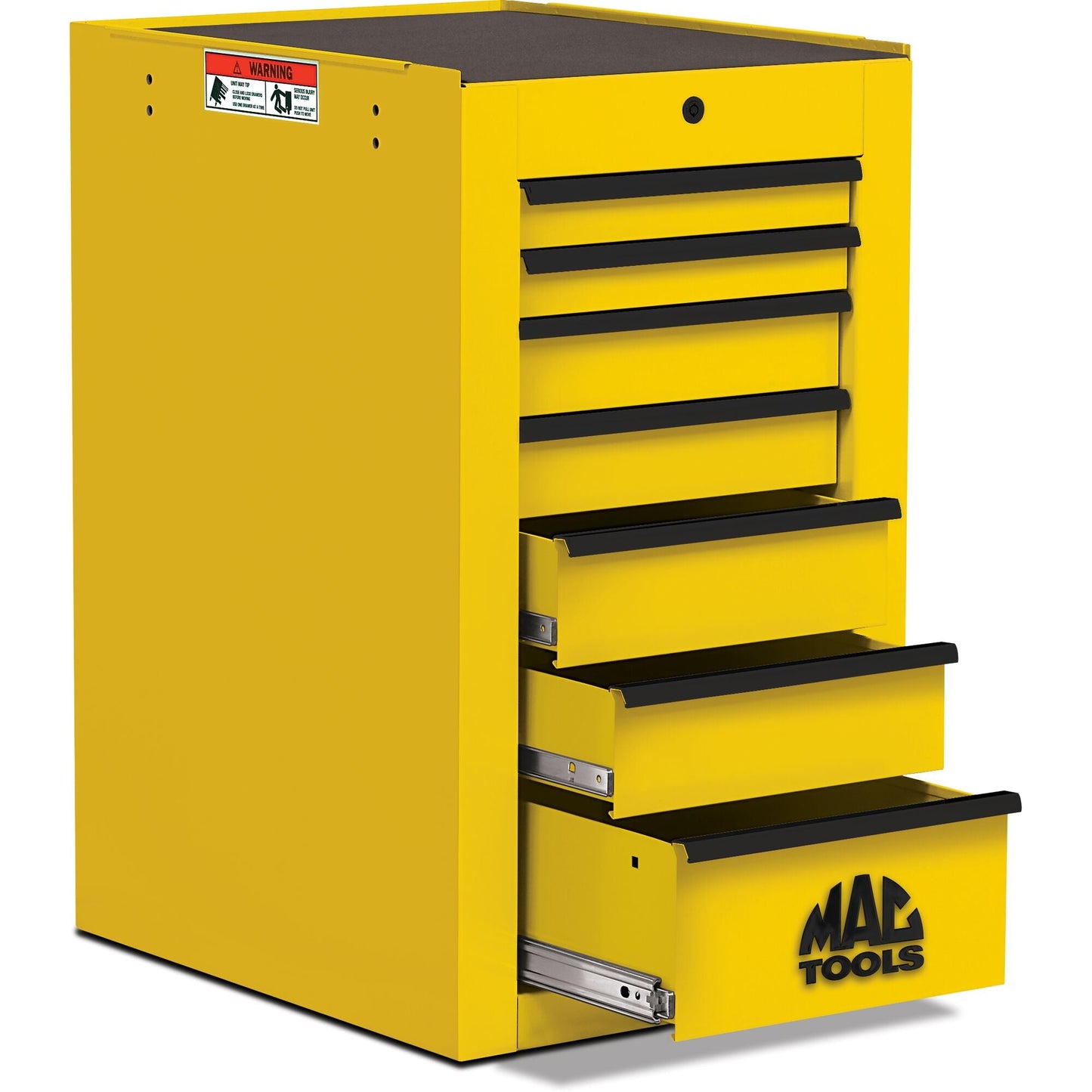 Tech™ Series 7-Drawer Side Cabinet - Sunburst Yellow