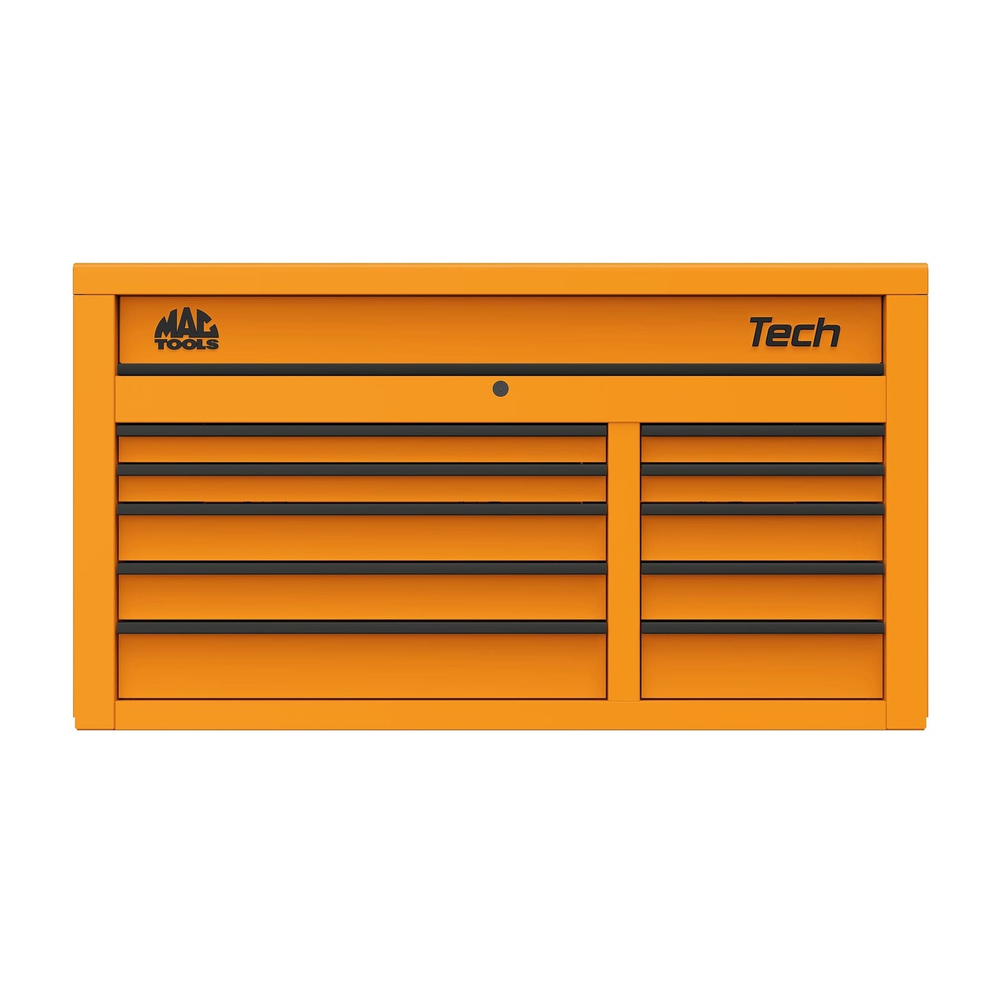 Tech™ Series 10-Drawer Top Chest - Fireball Orange