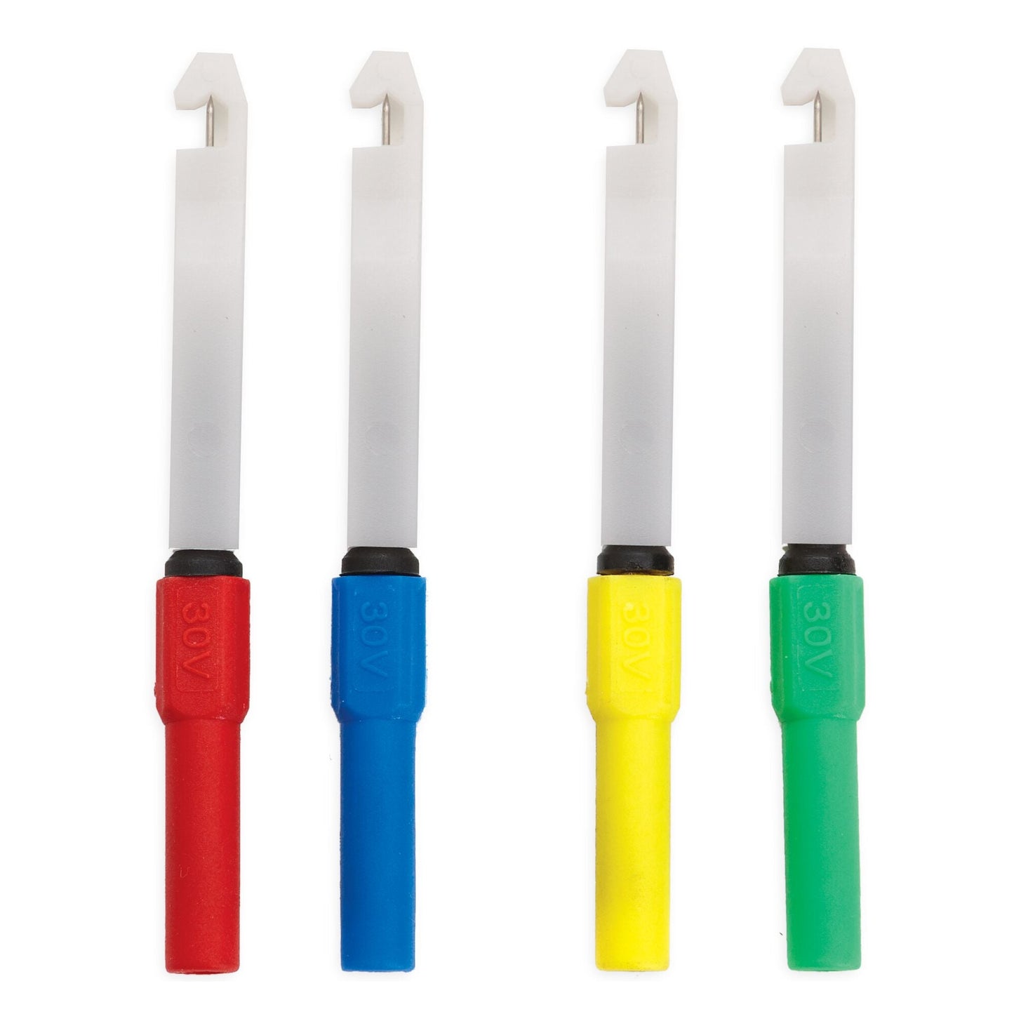 4-PC. Mini Insulation-Piercing Test Lead Clip Set