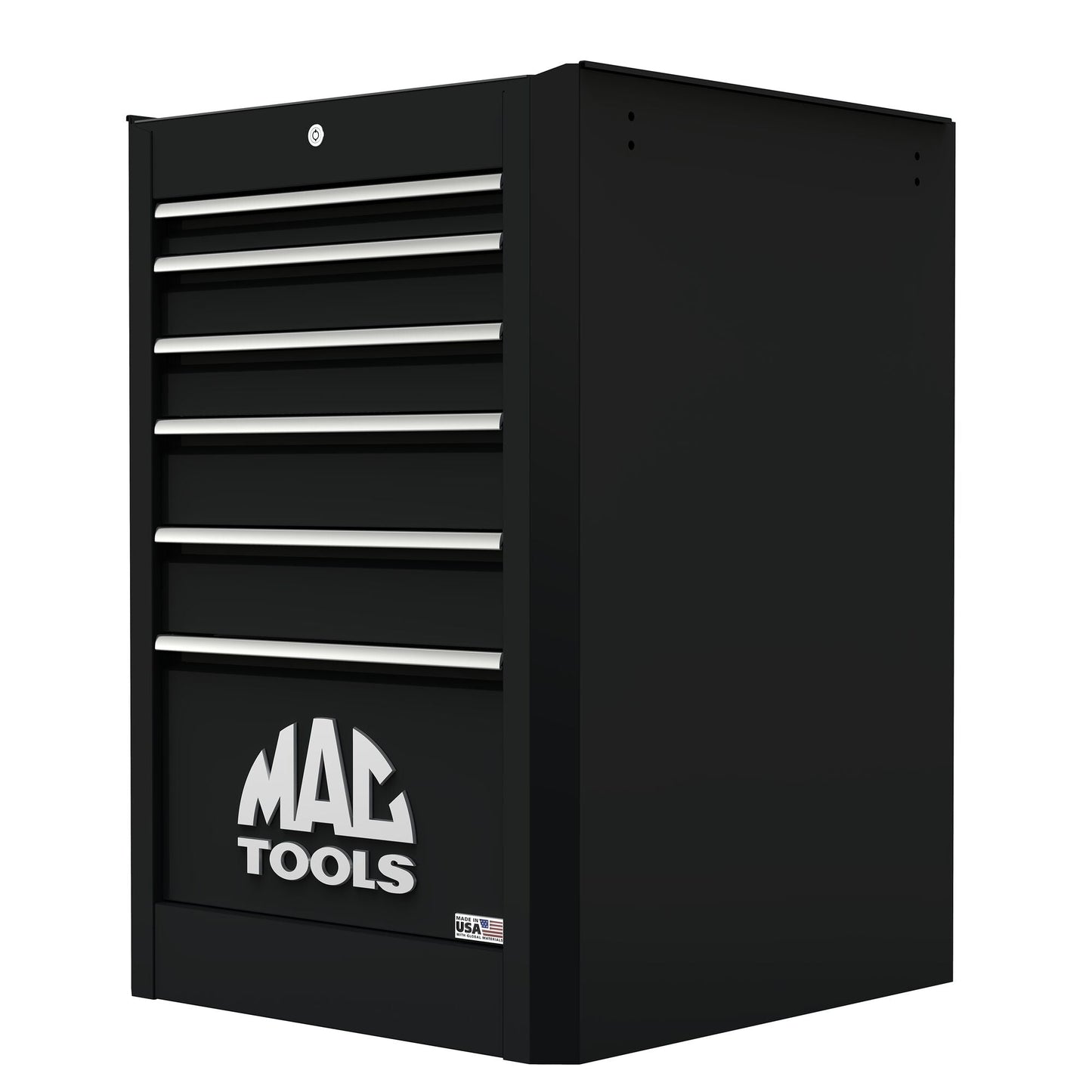 Macsimizer® 6-Drawer Side Box with PowerTech™ Drawer - Flat Black