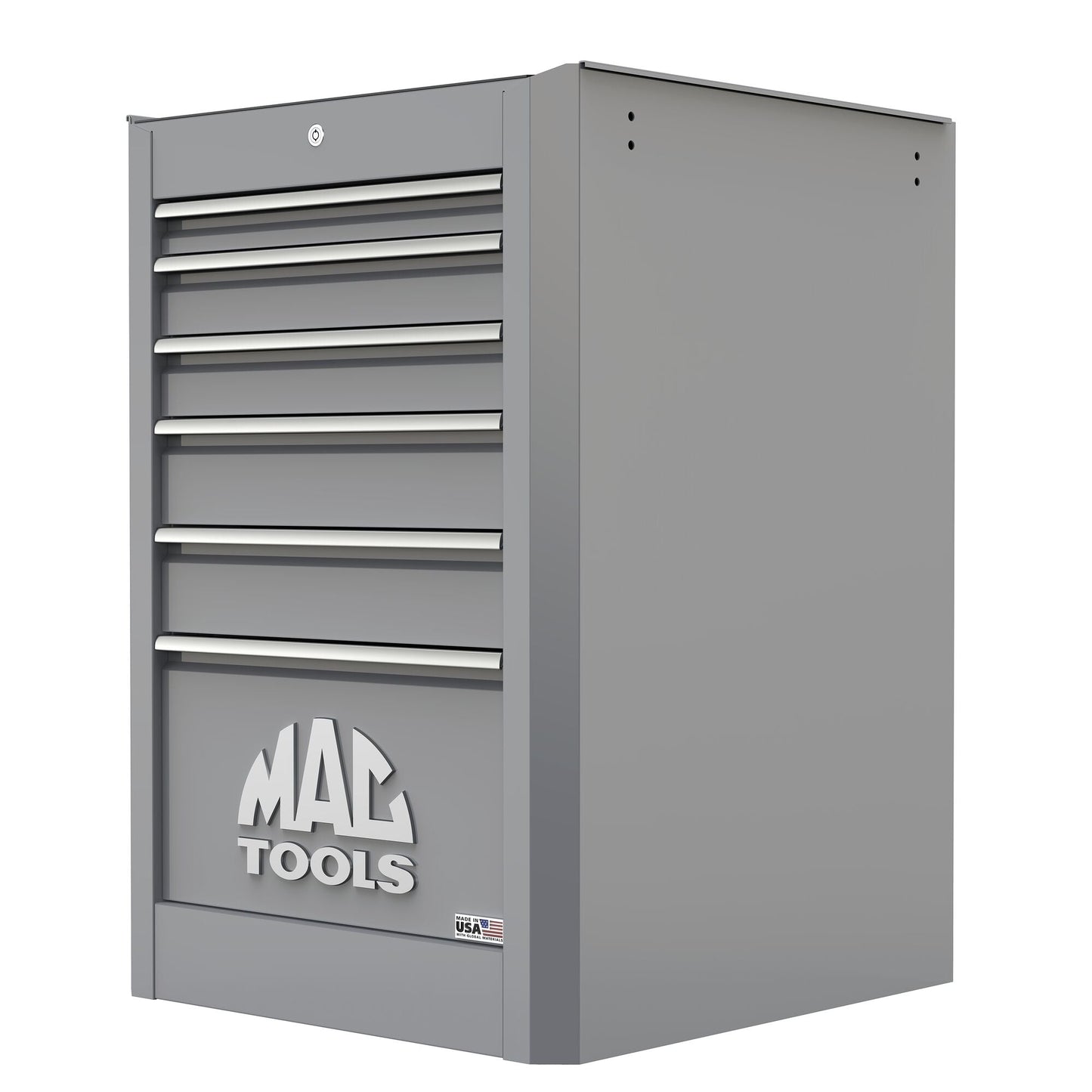 Macsimizer® 6-Drawer Side Box with PowerTech™ Drawer - Mica Gray