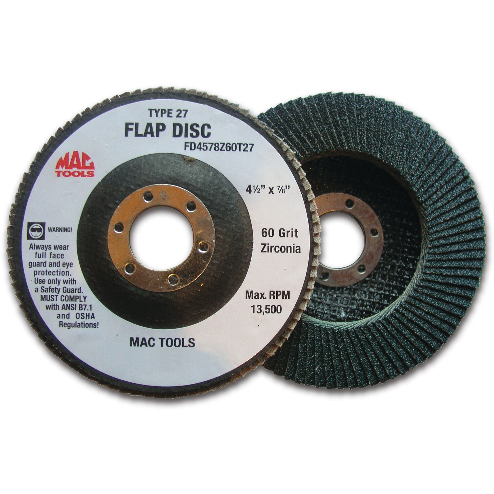 Type 27 Flap Disc 4-1/2
