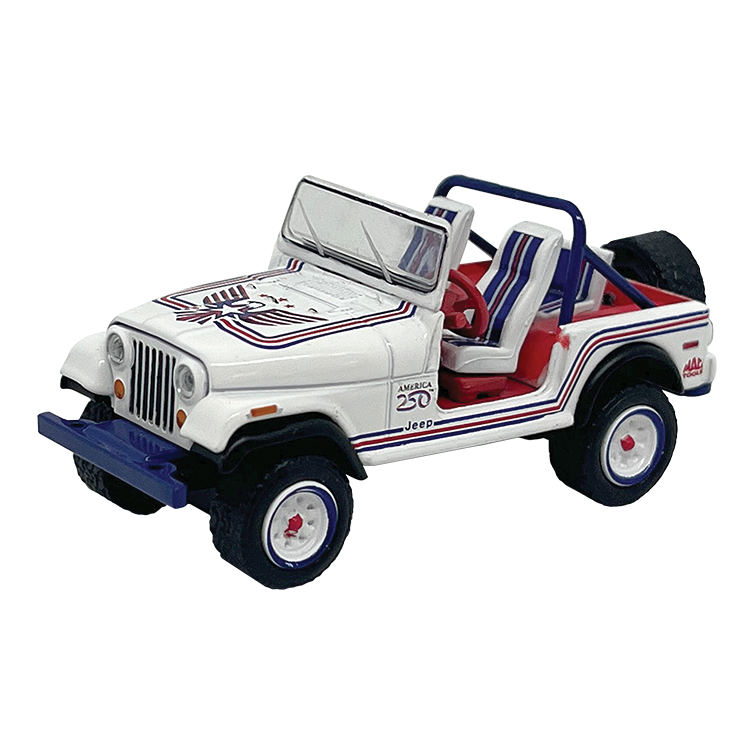 1:64 250 Anniversary Jeep Die Cast