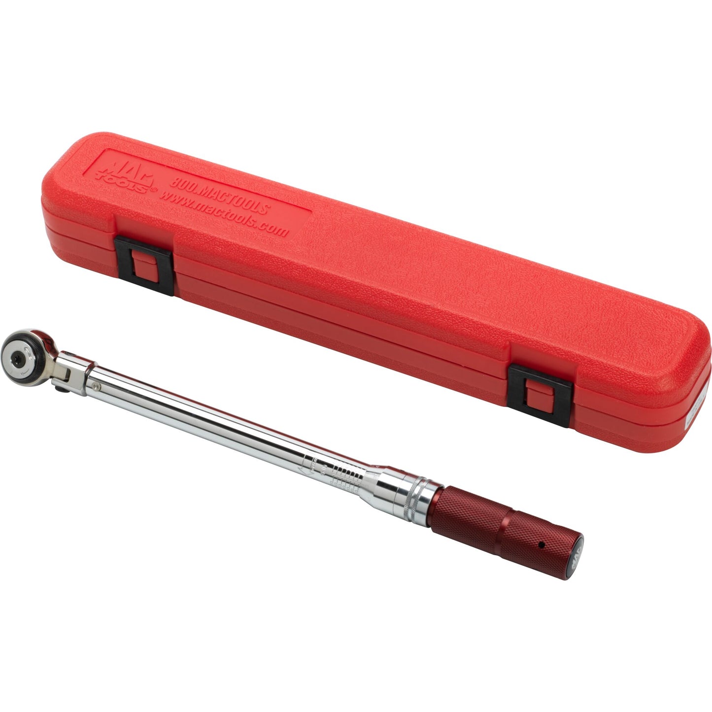 3/8" Drive Flex Round-Head Micro-Adjustable Torque Wrench 5-75 ft-lbs.