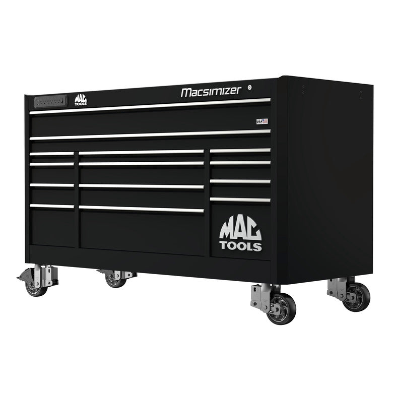 Macsimizer® 14-Drawer Workstation - Galaxy Black - M7530P-BK | Mac