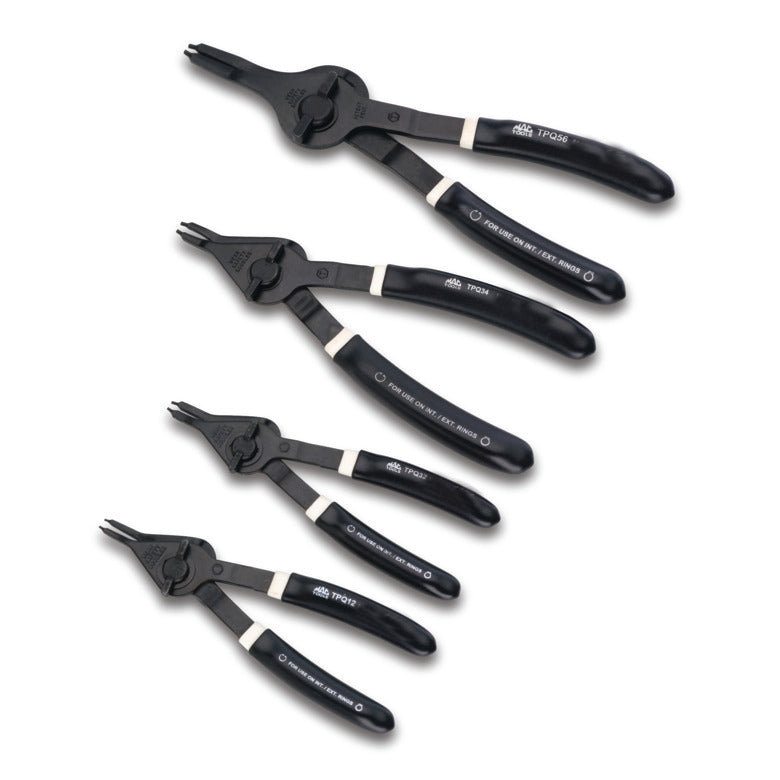 ABN  Snap Ring Pliers Set – 5 Pc Interchangeable Jaw Head C Clip