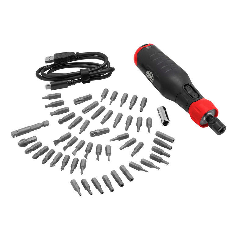 52 PC. Cordless Screwdriver Set SBD4V52S Mac Tools