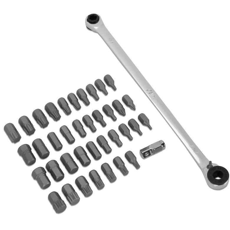 39-PC. Ratchet and Stubby Bit Set - SBR39SB | Mac Tools