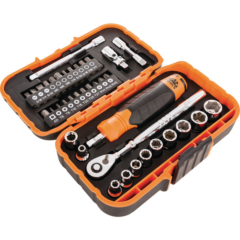 MAC ＴＯＯＬＳ 7-PC. Ratcheting 1/4