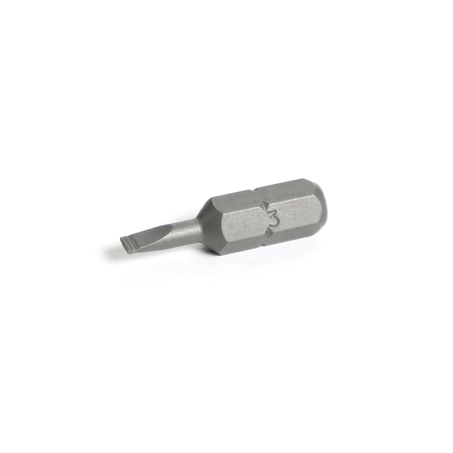 1/4" Hex Drive Slotted Bit 1" - 3mm