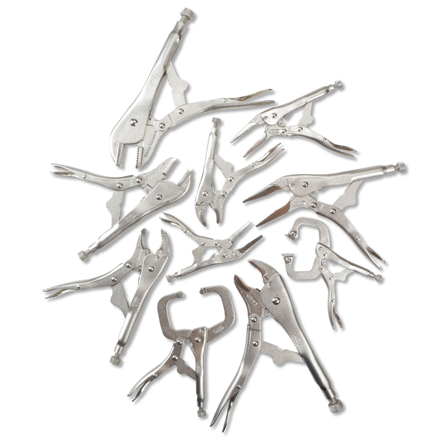 10-PC. Locking Pliers Set