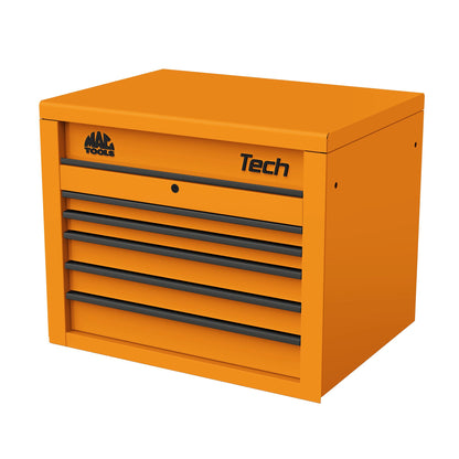 Tech™ Series 5-Drawer Top Chest - Fireball Orange