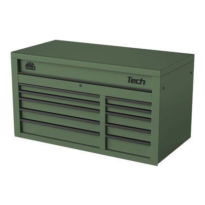 Tech™ Series 10-Drawer Top Chest - Olive Green
