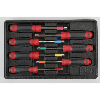 7-PC. Mac-Grip™ SAE Nut Driver Set - Red