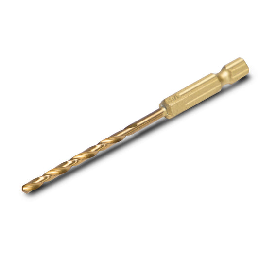 Titanium-Nitride Coated Quick-Disconnect Drill Bit