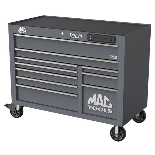 Tech™ Series 10-Drawer Workstation - Carbon Gray