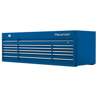 Macsimizer® 15-Drawer Top Chest - Sapphire Blue