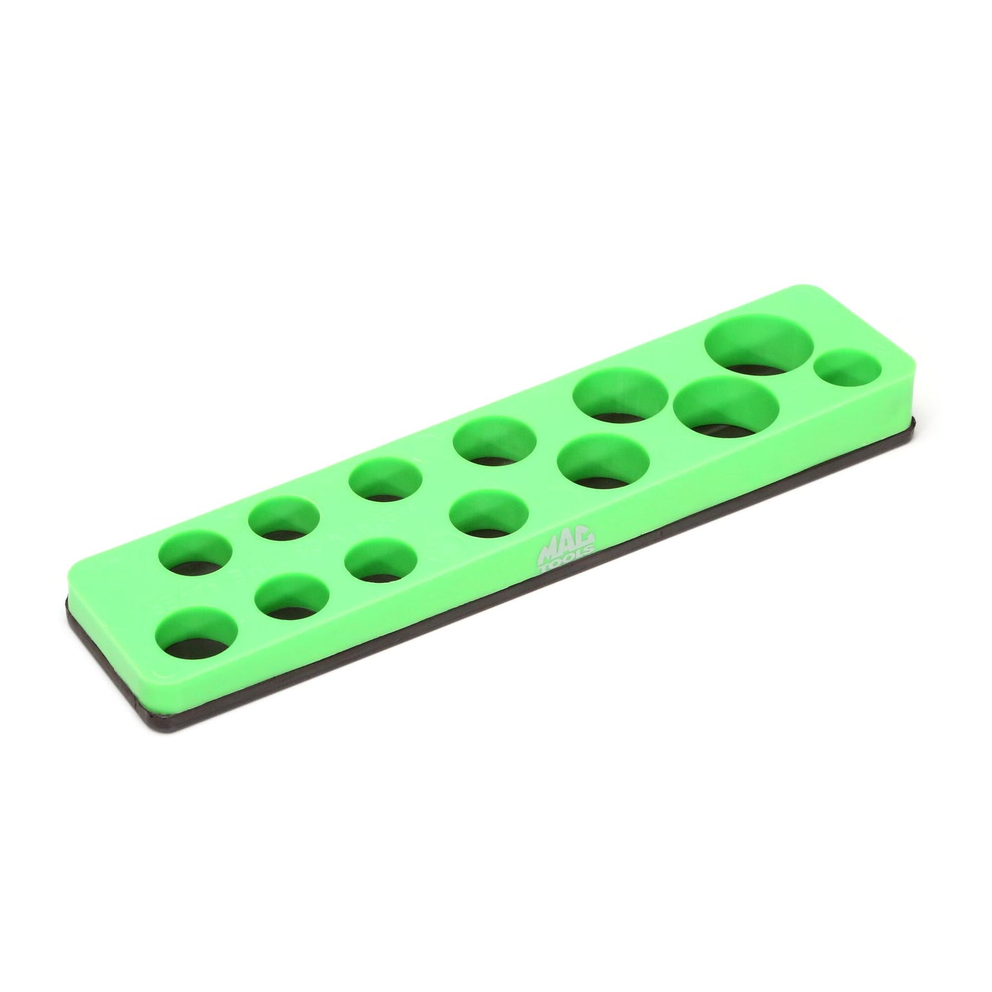 3/8" Shallow - Magnetic Socket Holder - Green