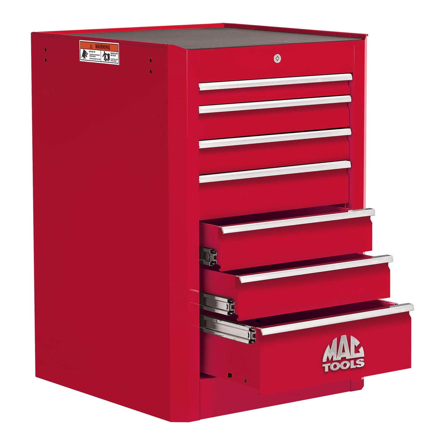 Macsimizer® 7-Drawer Side Box - Firebrick Red