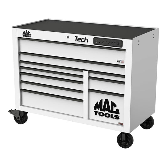 Tech™ Series 10-Drawer Workstation with PowerTech™ Drawer - Titanium White