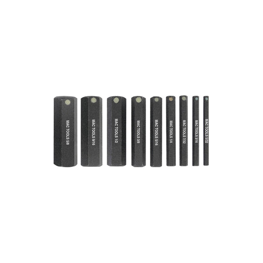 9-PC. SAE ProHold® Hex Bit Set - 2"