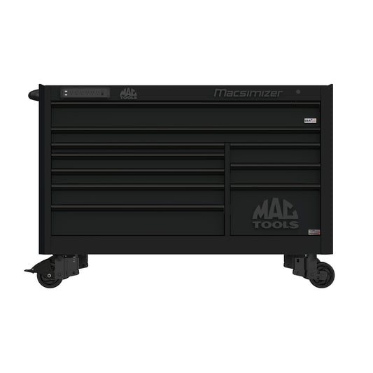 Macsimizer® Series 10-Drawer Workstation with PowerTech™ Drawer - Flat Black