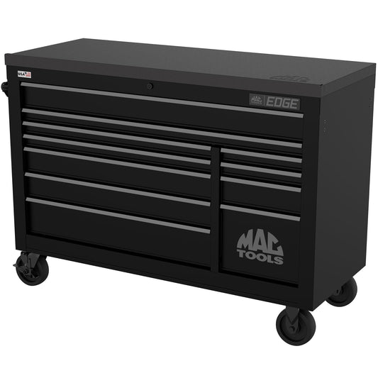 Edge™ 11-Drawer Workstation - Flat Black/Gunmetal Trim