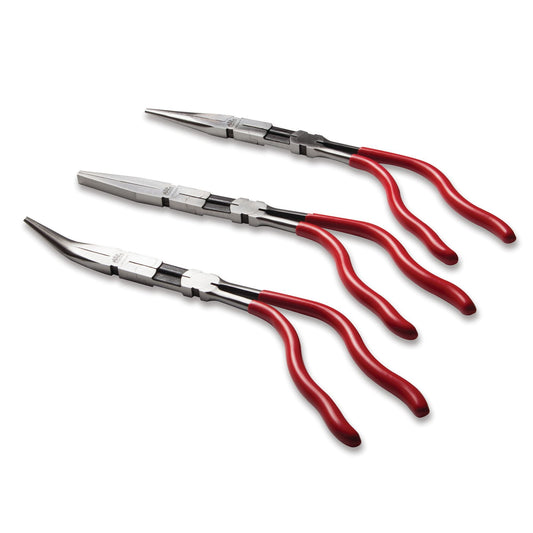Double-Jointed Long Nose Pistol Grip Pliers