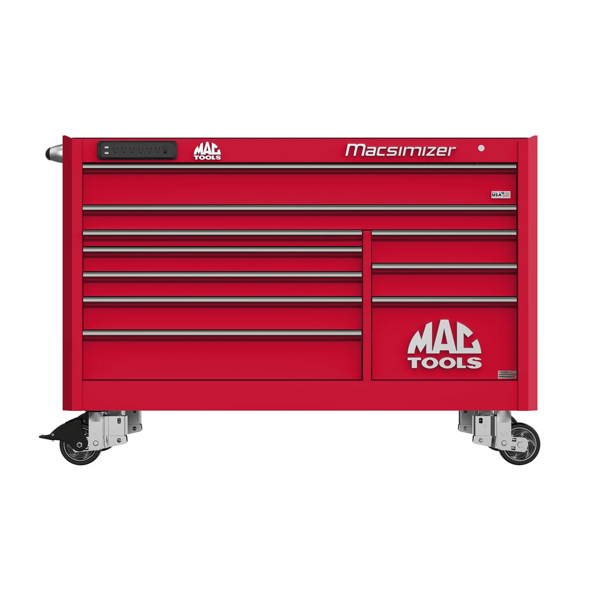 Macsimizer Emblems Macsimizer® Series 10-Drawer Workstation with PowerTech™ Drawer ...