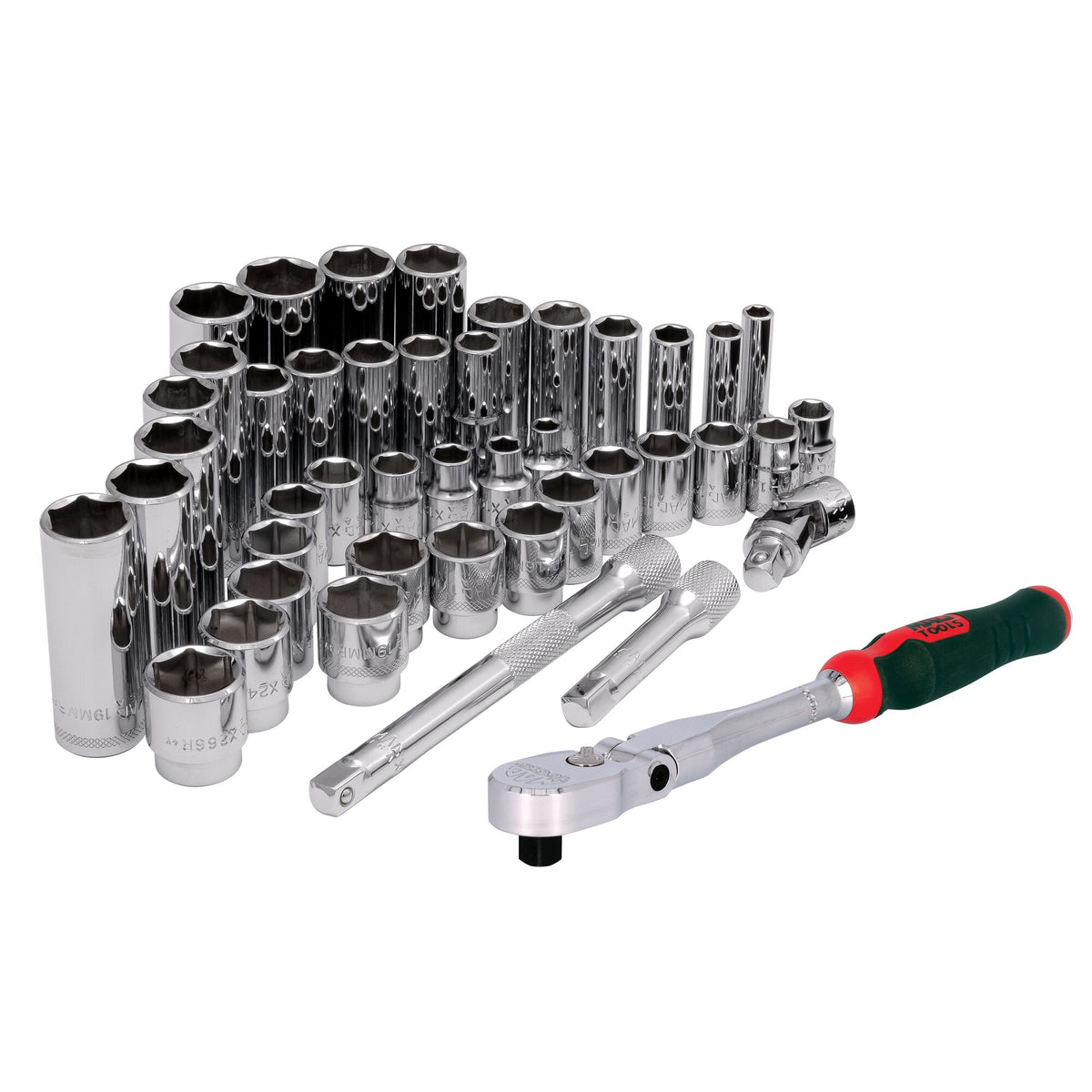 44PC DELUXE SOCKET SET 3/8" DR