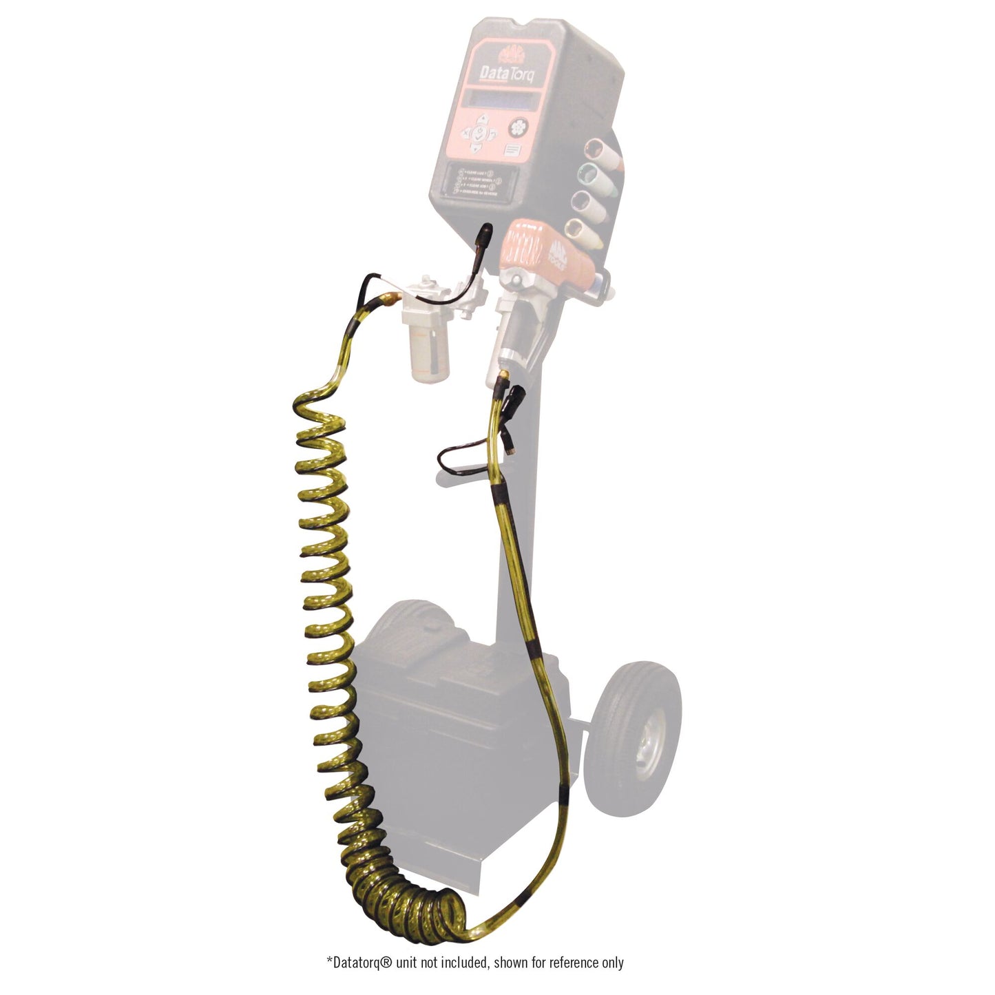 1/2" Coiled DataTorq® Hose Cable - 16'