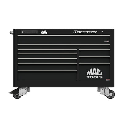 Macsimizer® Series 10-Drawer Workstation with PowerTech™ Drawer - Galaxy Black