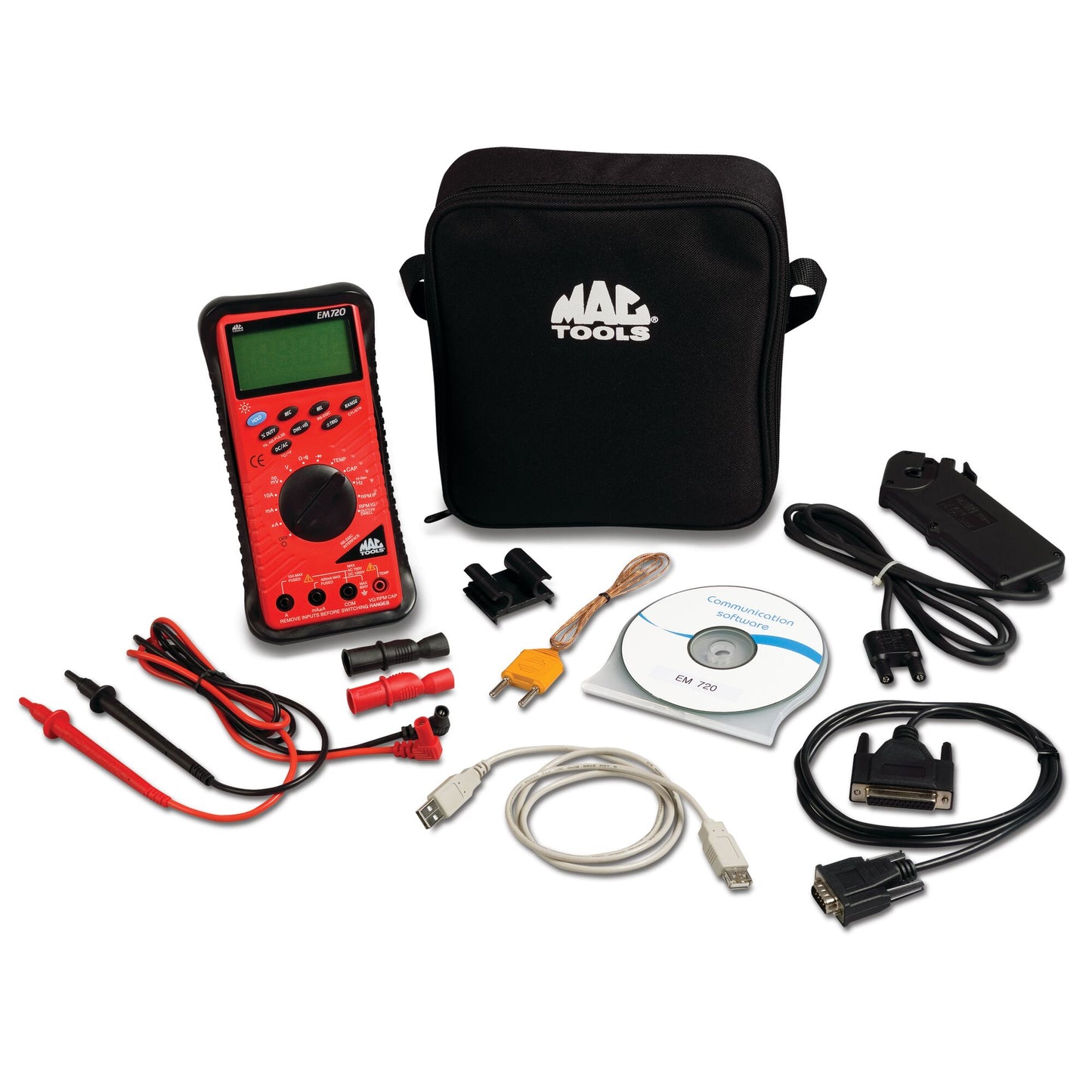 Digital Multimeter with RS232/USB and Backlit Display