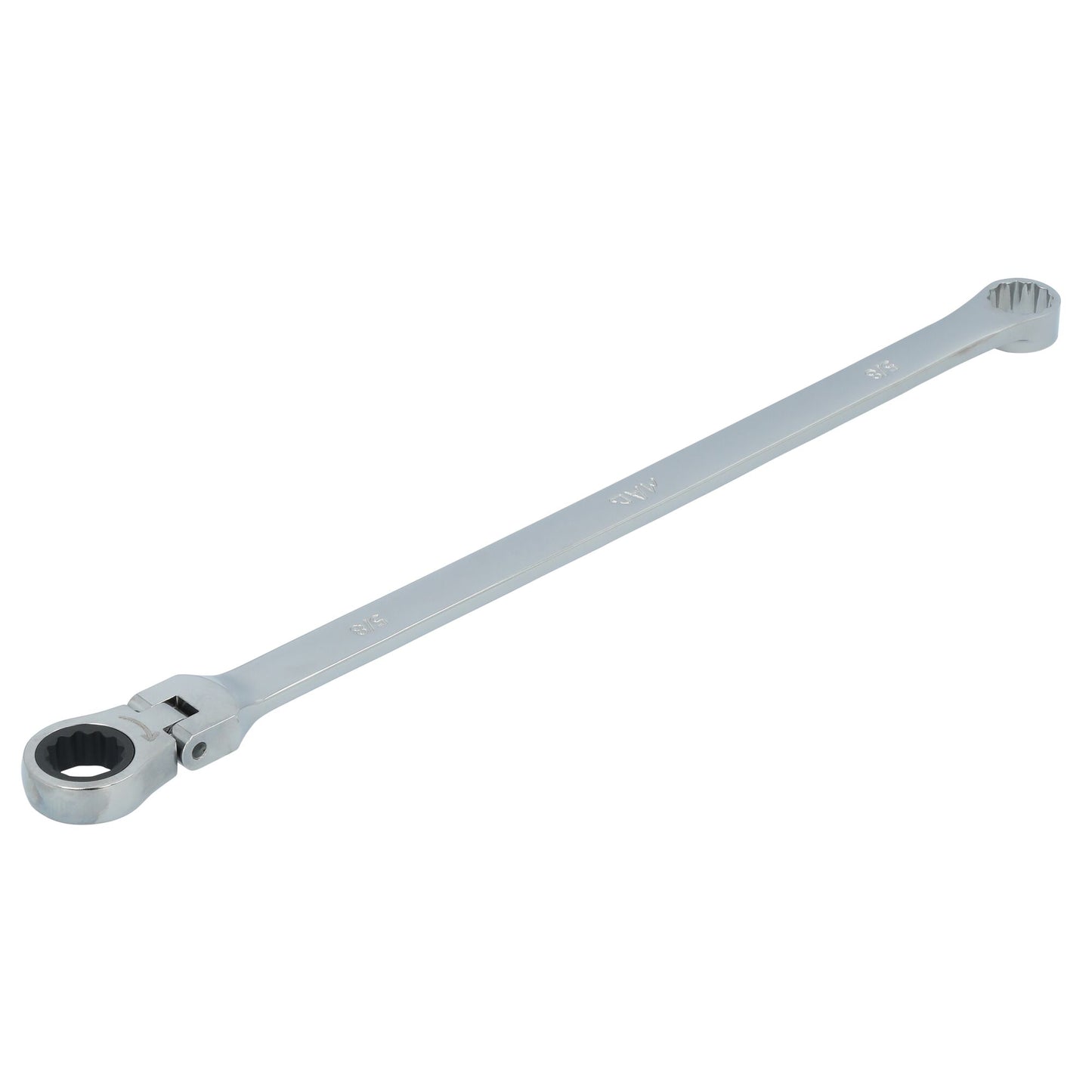 5/8" XL Double Box Flex Head Ratcheting Wrench - 12 pt.