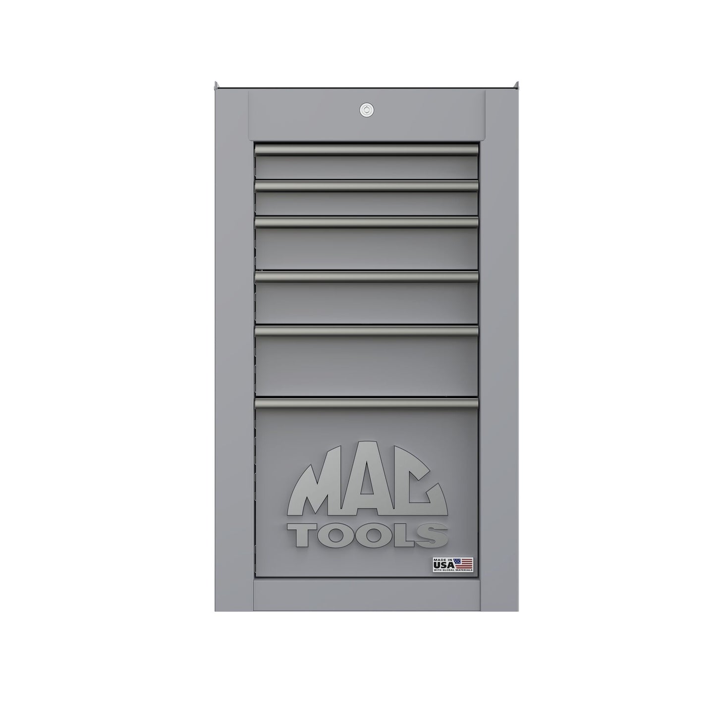 Tech™ Series 6-Drawer Side Cabinet with PowerTech™ Drawer - Mica Gray