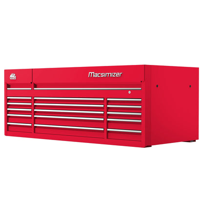 Macsimizer® 15-Drawer Top Chest - Firebrick Red