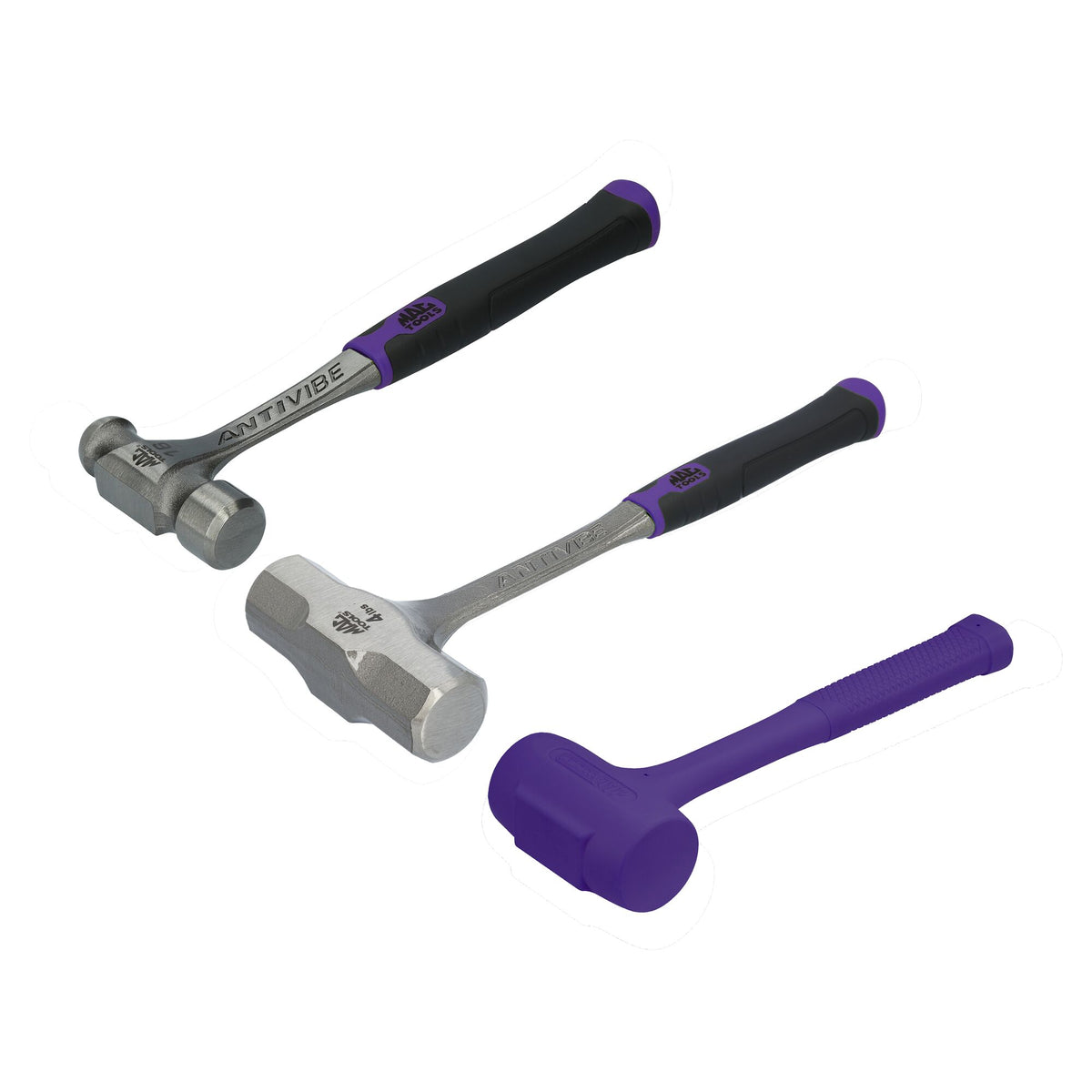 3-pc. Combination Hammer Set - Purple