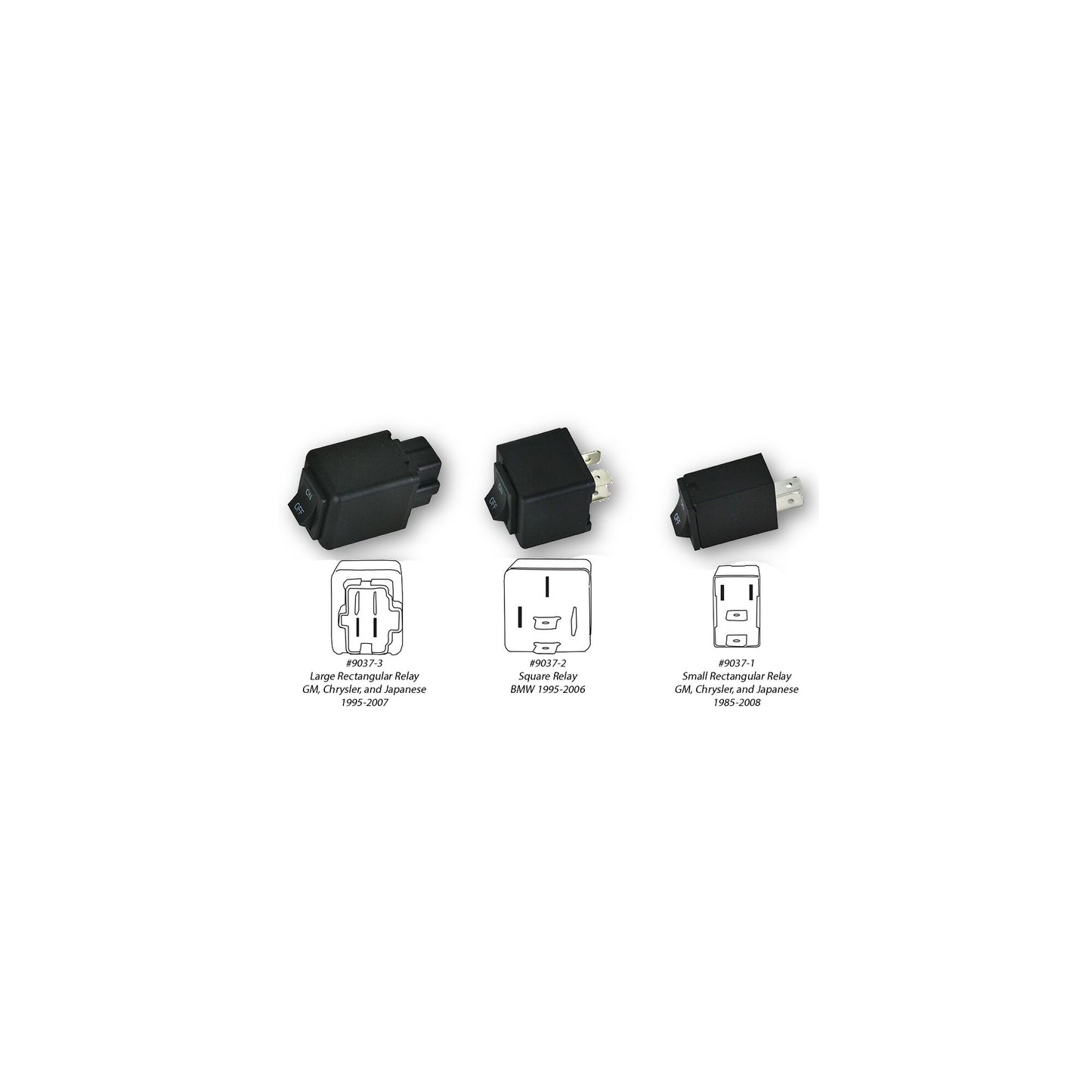3-PC. Relay Bypass Switch Set II