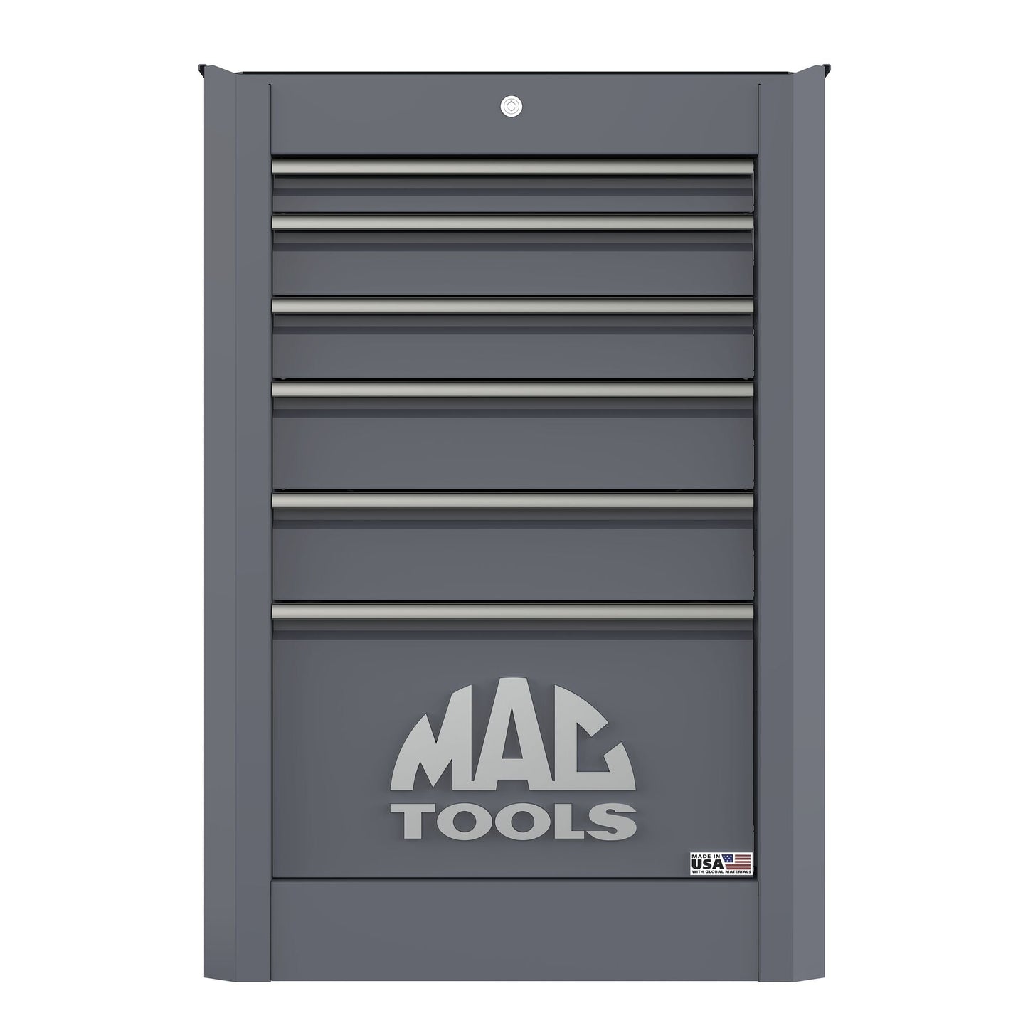 Macsimizer® 6-Drawer Side Box with PowerTech™ Drawer - Carbon Gray