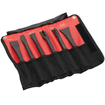 6-PC. Non-Turning .401 Shank Air Hammer Bit Set