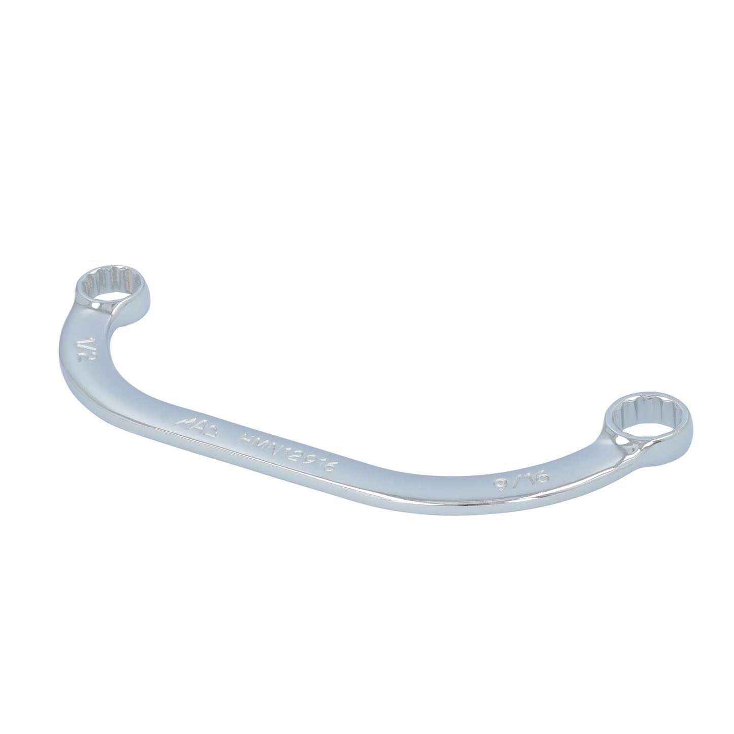 1/2" X 9/16" Half-Moon Wrench - 12-PT.