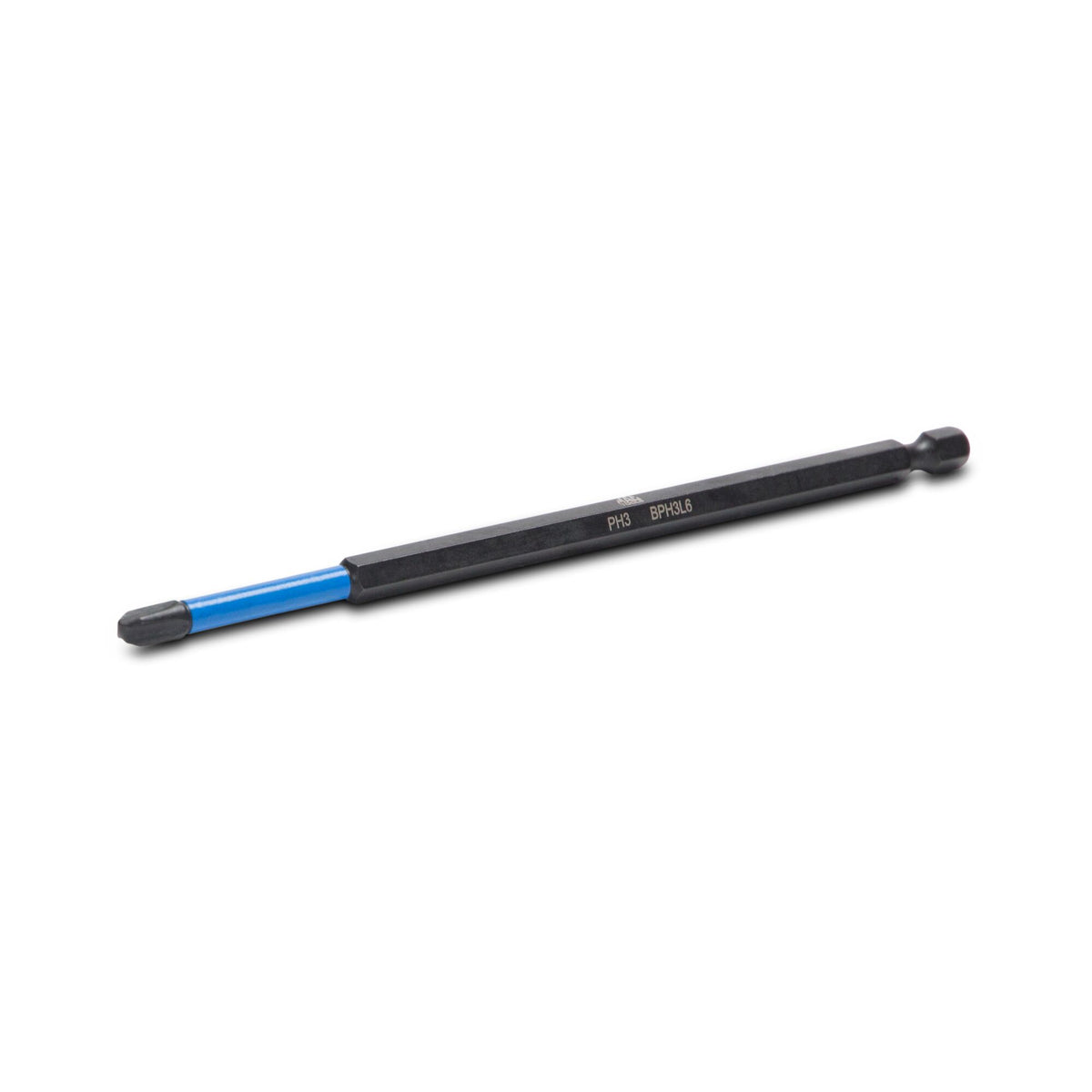 1/4" Hex Long #3 Phillips Impact Bit - 6"