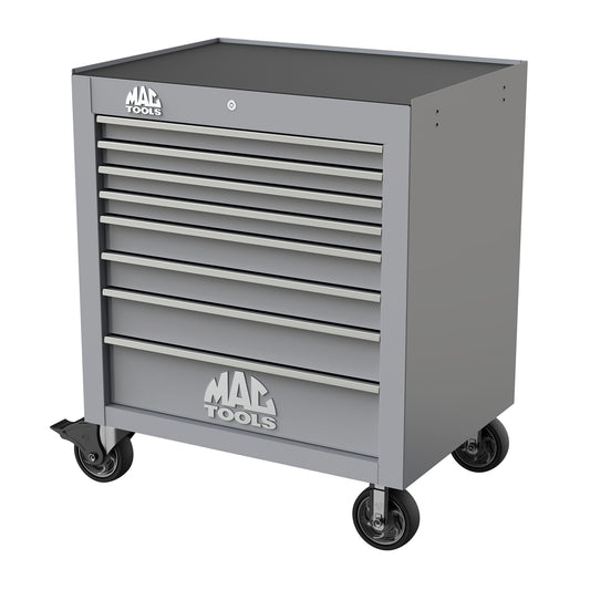 Tech™ Series 8-Drawer Workstation - Mica Gray
