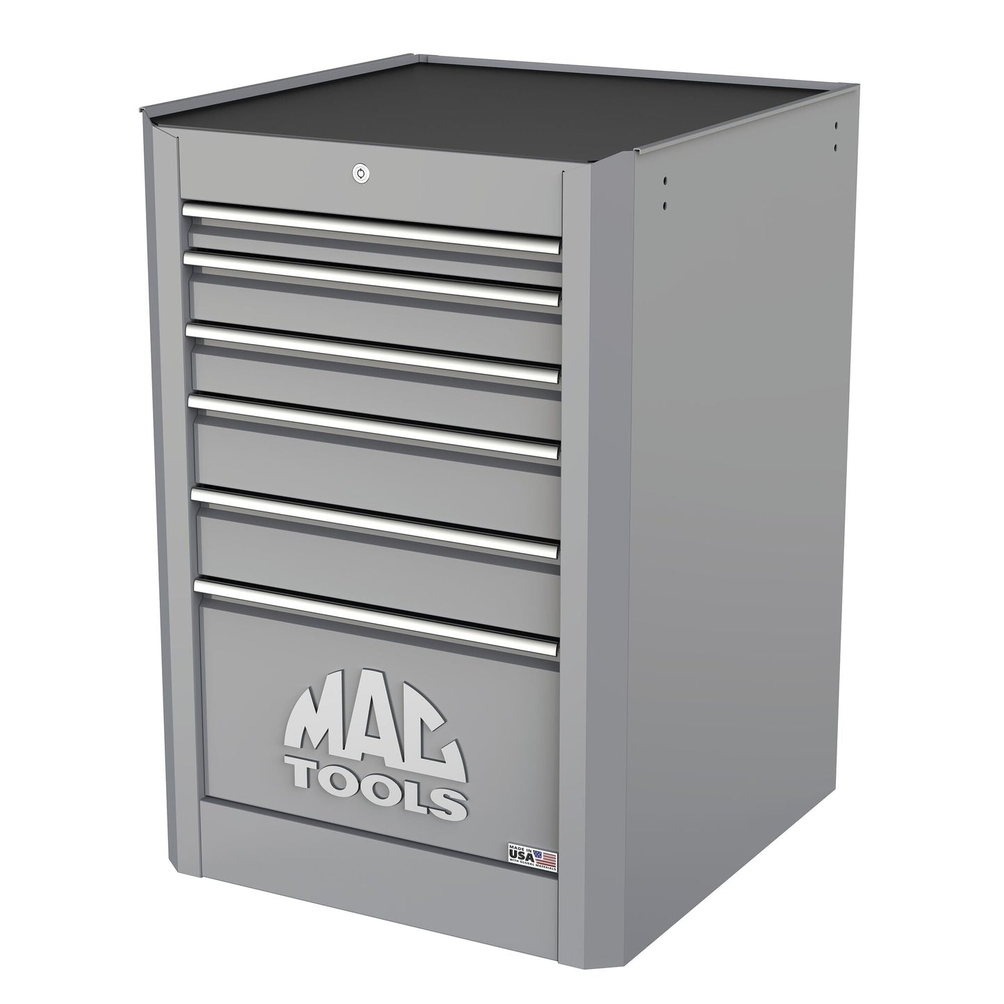 Macsimizer® 6-Drawer Side Box with PowerTech™ Drawer - Mica Gray