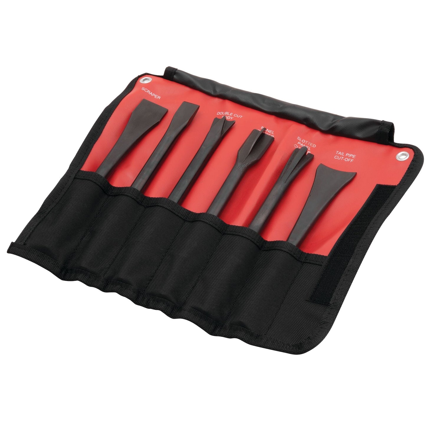6-PC. Non-Turning .401 Shank Air Hammer Bit Set