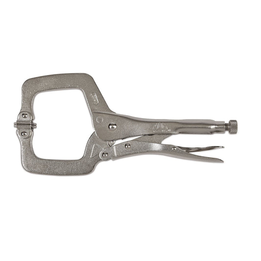 Locking C-Clamp with Swivel Pad 11"