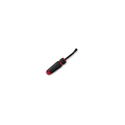 Capped Comfort-Handle 1/4" Curved-Head Pry Bar 8" Red