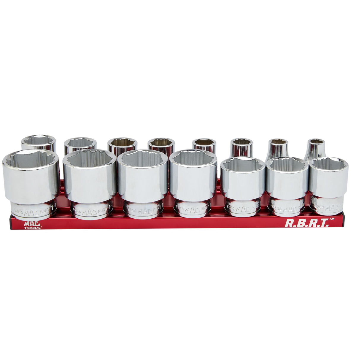15-PC. 1/2" Drive Standard SAE R.B.R.T.™ Socket Set