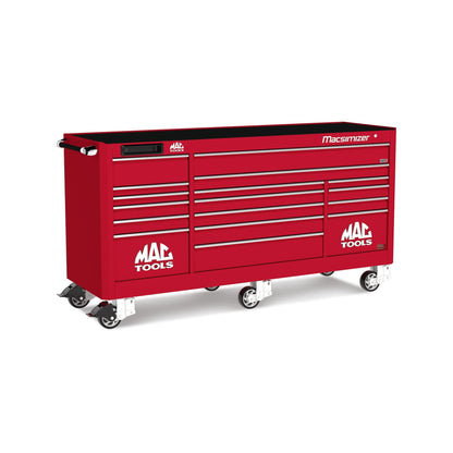 Macsimizer® 17-Drawer Workstation - Firebrick Red